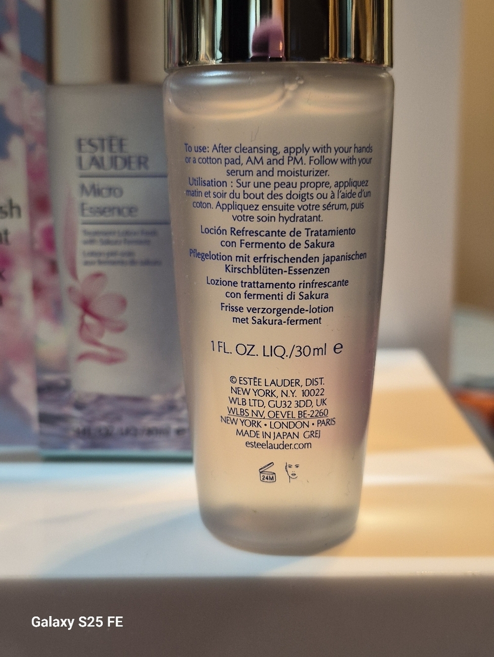 Estee Lauder Micro Essence Treatment Lotion with Sakura-Ferment, 30ml (TS), NIB - Picture 3 of 9